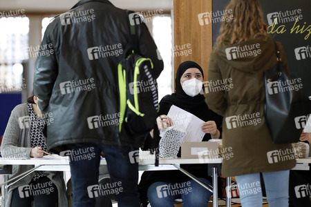 Sonderimpfaktion in der Ditib Moschee in Köln