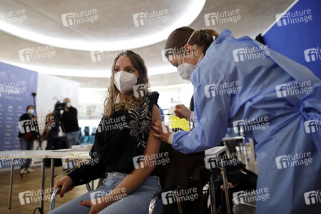 Sonderimpfaktion in der Ditib Moschee in Köln