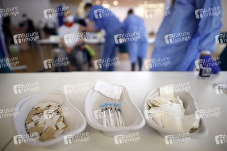 Sonderimpfaktion in der Ditib Moschee in Köln