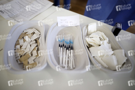 Sonderimpfaktion in der Ditib Moschee in Köln