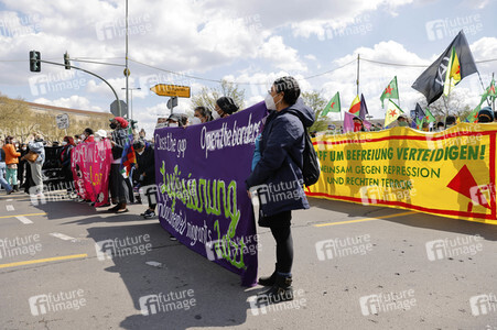 Demo gegen Gewaltübergriffe durch Polizisten in Berlin