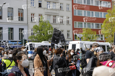 Demo gegen Gewaltübergriffe durch Polizisten in Berlin