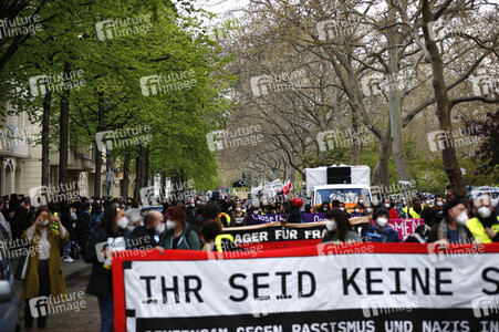 Demo gegen Gewaltübergriffe durch Polizisten in Berlin