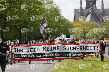 Demo gegen Gewaltübergriffe durch Polizisten in Berlin