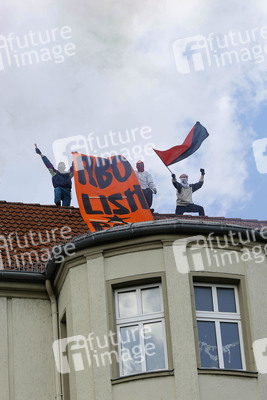 Demo gegen Gewaltübergriffe durch Polizisten in Berlin