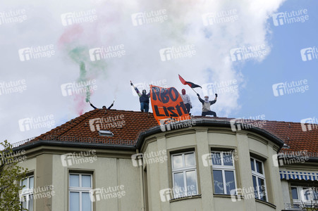 Demo gegen Gewaltübergriffe durch Polizisten in Berlin