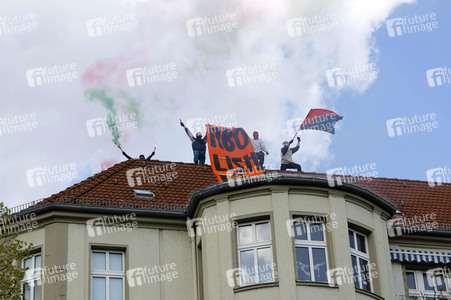 Demo gegen Gewaltübergriffe durch Polizisten in Berlin