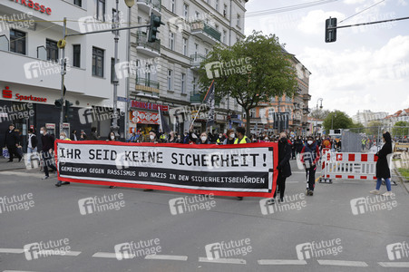 Demo gegen Gewaltübergriffe durch Polizisten in Berlin