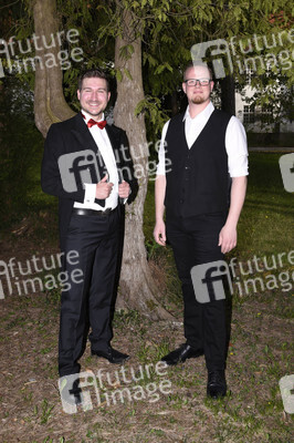 Christoph Baierl beim Streaming von 'Lebensfreude' in Haar