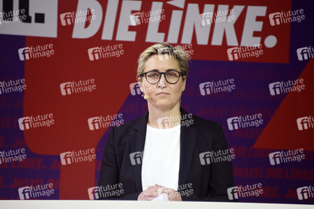 Bekanntgabe der Spitzenkandidatur der Partei Die Linke zur Bundestagswahl in Berlin