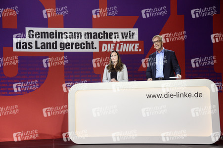 Bekanntgabe der Spitzenkandidatur der Partei Die Linke zur Bundestagswahl in Berlin