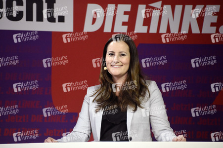 Bekanntgabe der Spitzenkandidatur der Partei Die Linke zur Bundestagswahl in Berlin