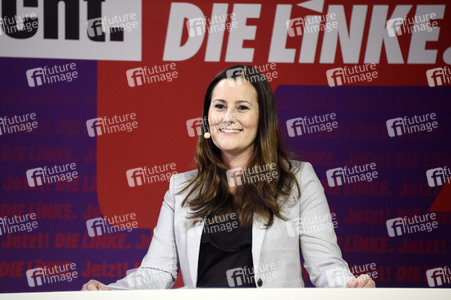 Bekanntgabe der Spitzenkandidatur der Partei Die Linke zur Bundestagswahl in Berlin