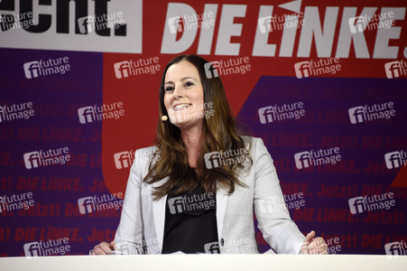 Bekanntgabe der Spitzenkandidatur der Partei Die Linke zur Bundestagswahl in Berlin