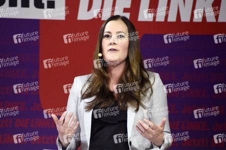 Bekanntgabe der Spitzenkandidatur der Partei Die Linke zur Bundestagswahl in Berlin