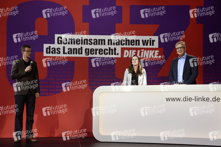 Bekanntgabe der Spitzenkandidatur der Partei Die Linke zur Bundestagswahl in Berlin