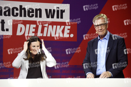 Bekanntgabe der Spitzenkandidatur der Partei Die Linke zur Bundestagswahl in Berlin