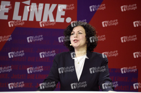 Bekanntgabe der Spitzenkandidatur der Partei Die Linke zur Bundestagswahl in Berlin