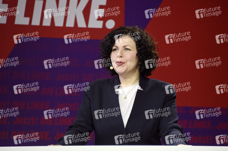 Bekanntgabe der Spitzenkandidatur der Partei Die Linke zur Bundestagswahl in Berlin