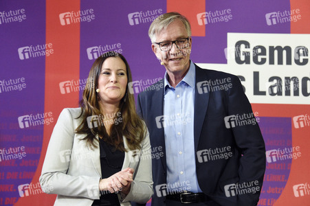 Bekanntgabe der Spitzenkandidatur der Partei Die Linke zur Bundestagswahl in Berlin