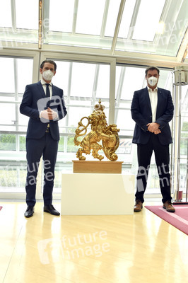 Ministerpräsident Söder empfängt Bundeskanzler Kurz in München