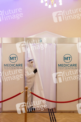 Symbolfoto Coronatest-Zentrum