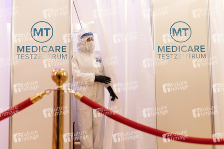 Symbolfoto Coronatest-Zentrum