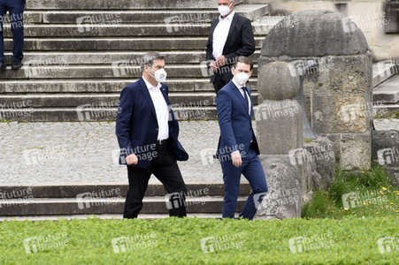 Ministerpräsident Söder empfängt Bundeskanzler Kurz in München