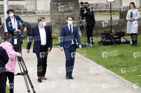 Ministerpräsident Söder empfängt Bundeskanzler Kurz in München