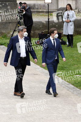 Ministerpräsident Söder empfängt Bundeskanzler Kurz in München