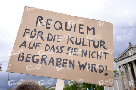 Demo 'Aufstehen für Kultur 2' in München