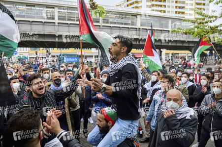 Palästinenser Demonstration in Berlin