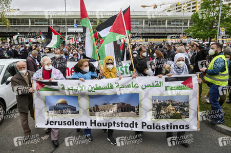 Palästinenser Demonstration in Berlin