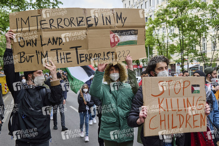 Palästinenser Demonstration in Berlin