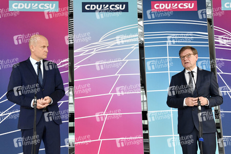 Pressestatement der CDU/CSU in Berlin