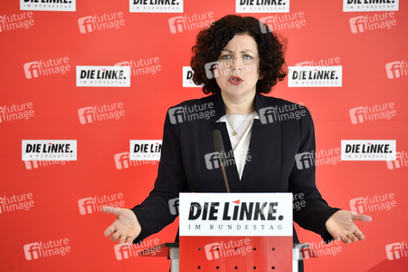 Pressestatement der Partei Die Linke in Berlin