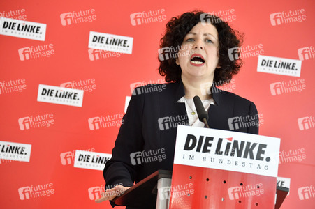 Pressestatement der Partei Die Linke in Berlin