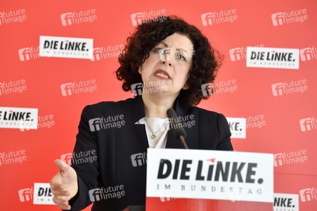 Pressestatement der Partei Die Linke in Berlin