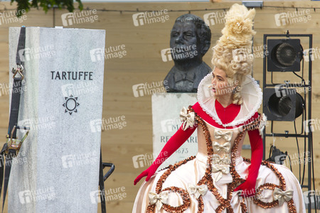 Theaterprobe 'Tartuffe oder Das Schwein der Weisen' in Berlin