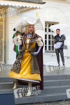 Theaterprobe 'Tartuffe oder Das Schwein der Weisen' in Berlin