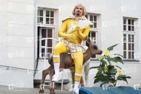 Theaterprobe 'Tartuffe oder Das Schwein der Weisen' in Berlin