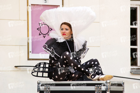 Theaterprobe 'Tartuffe oder Das Schwein der Weisen' in Berlin