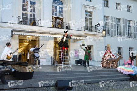 Theaterprobe 'Tartuffe oder Das Schwein der Weisen' in Berlin