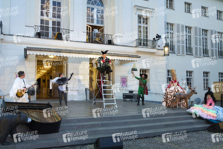 Theaterprobe 'Tartuffe oder Das Schwein der Weisen' in Berlin