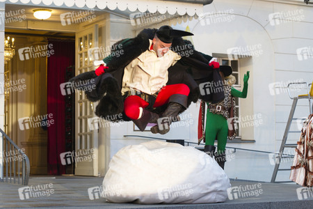 Theaterprobe 'Tartuffe oder Das Schwein der Weisen' in Berlin