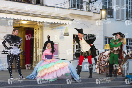 Theaterprobe 'Tartuffe oder Das Schwein der Weisen' in Berlin