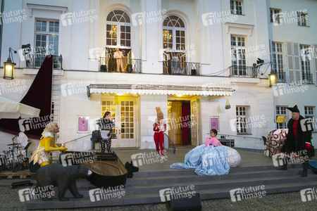 Theaterprobe 'Tartuffe oder Das Schwein der Weisen' in Berlin