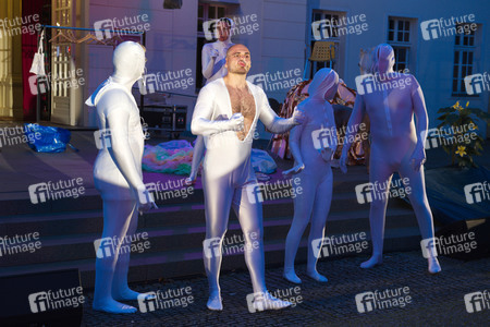 Theaterprobe 'Tartuffe oder Das Schwein der Weisen' in Berlin