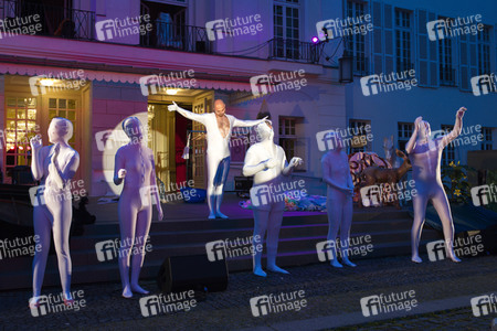 Theaterprobe 'Tartuffe oder Das Schwein der Weisen' in Berlin