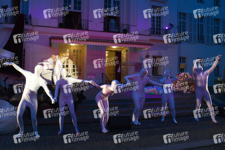 Theaterprobe 'Tartuffe oder Das Schwein der Weisen' in Berlin